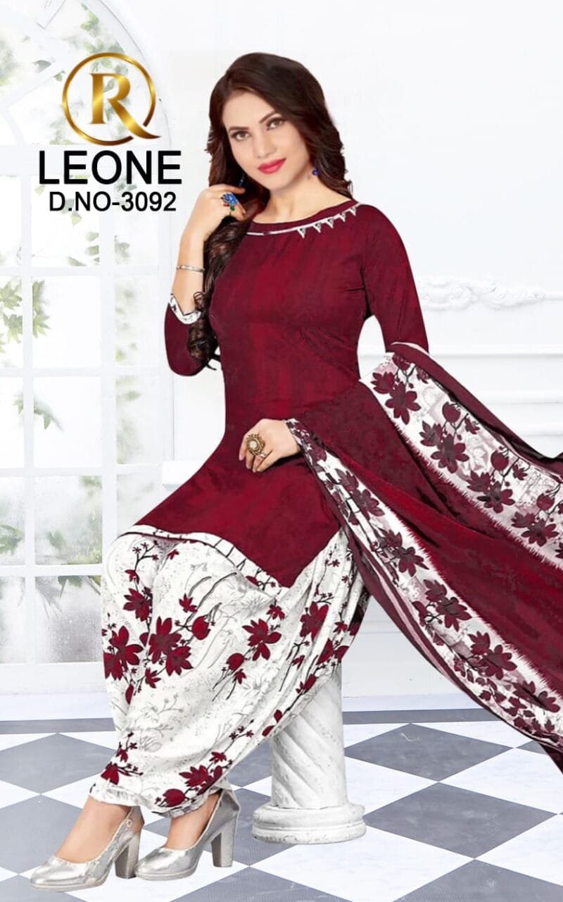 R Leone Synthetic Selection Wholesale Dress Material