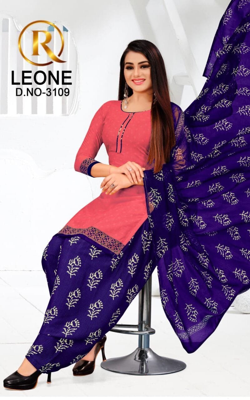 R Leone Synthetic Selection Wholesale Dress Material