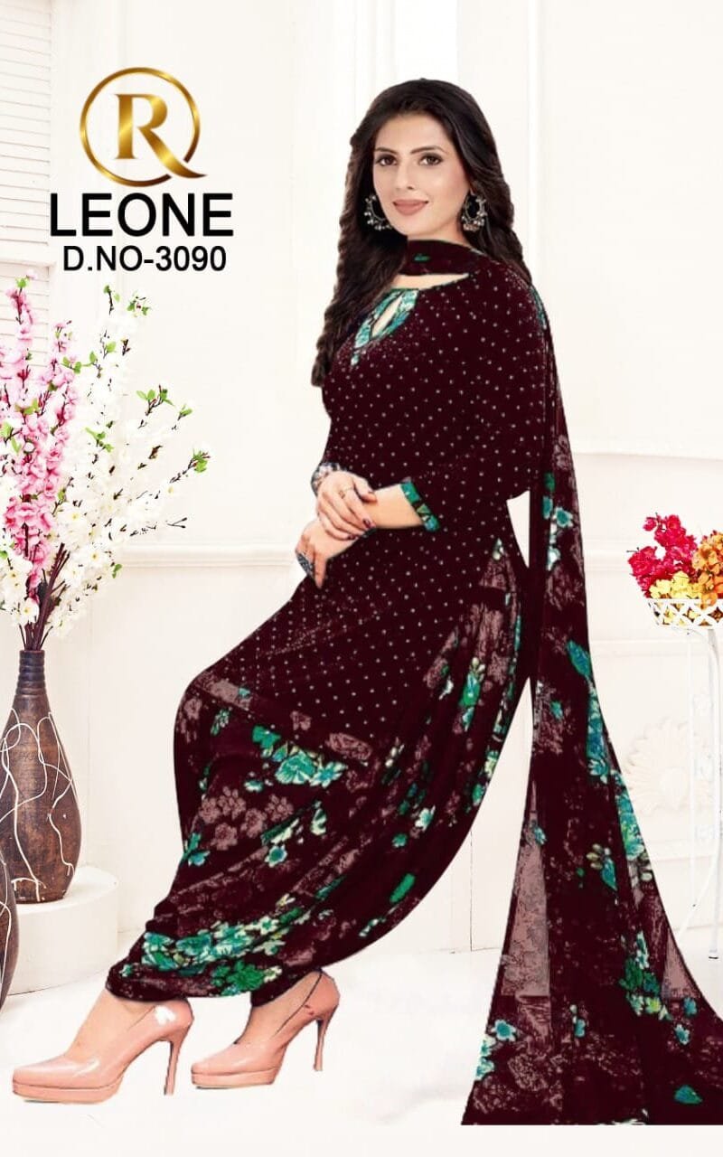R Leone Synthetic Selection Wholesale Dress Material