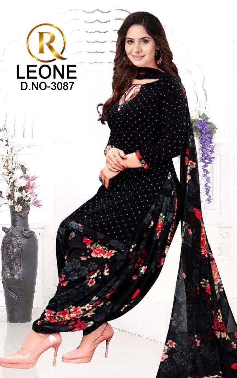 R Leone Synthetic Selection Wholesale Dress Material