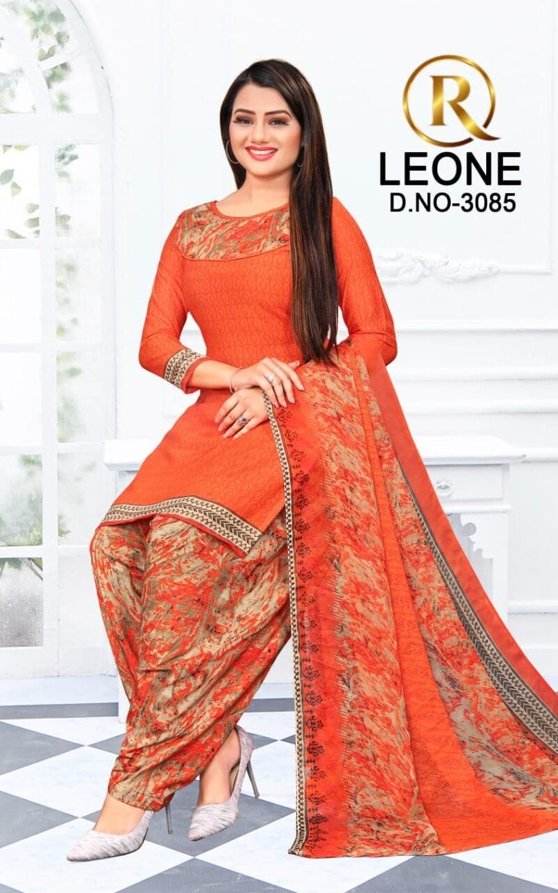R Leone Synthetic Selection Wholesale Dress Material