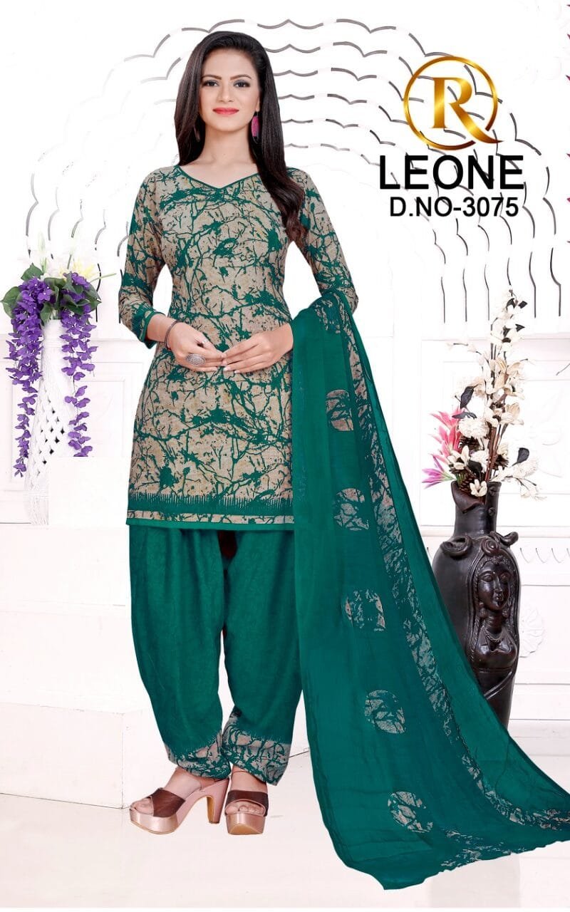 R Leone Synthetic Selection Wholesale Dress Material