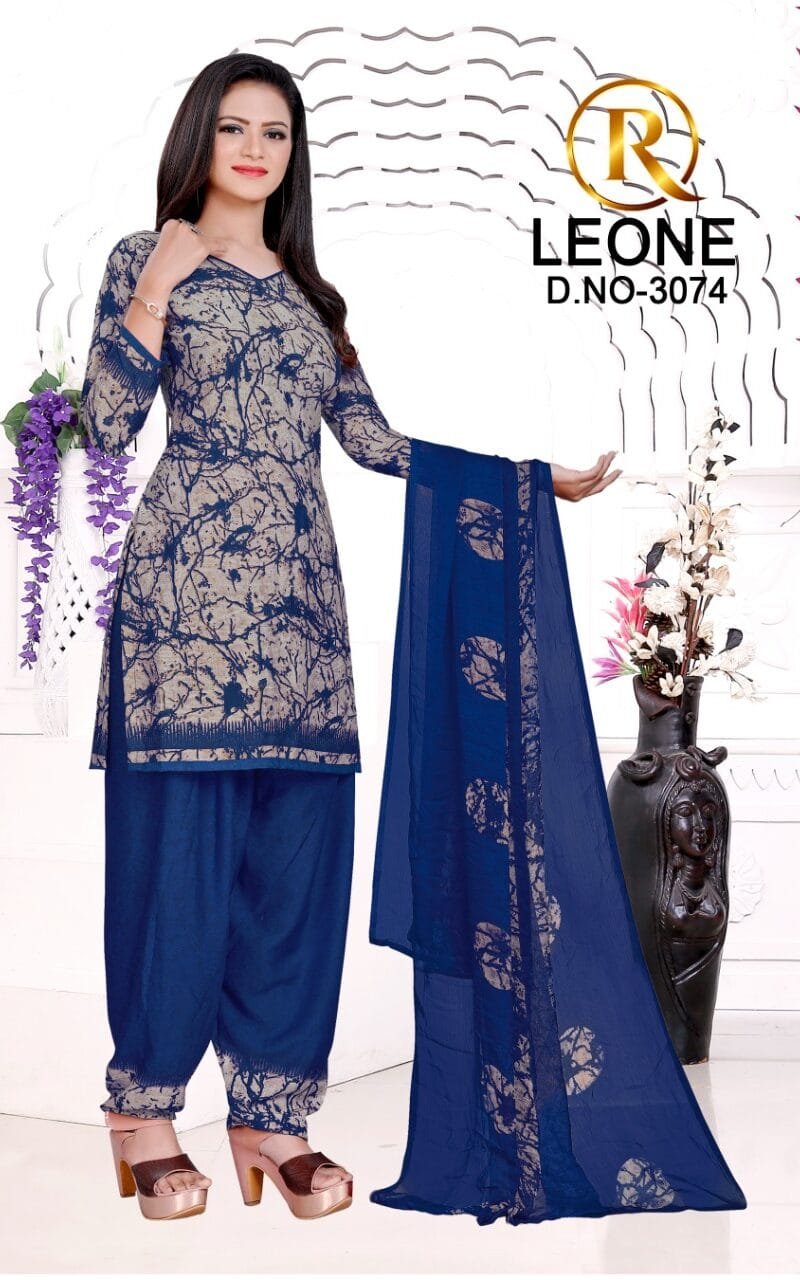 R Leone Synthetic Selection Wholesale Dress Material