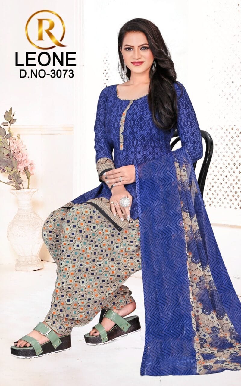 R Leone Synthetic Selection Wholesale Dress Material