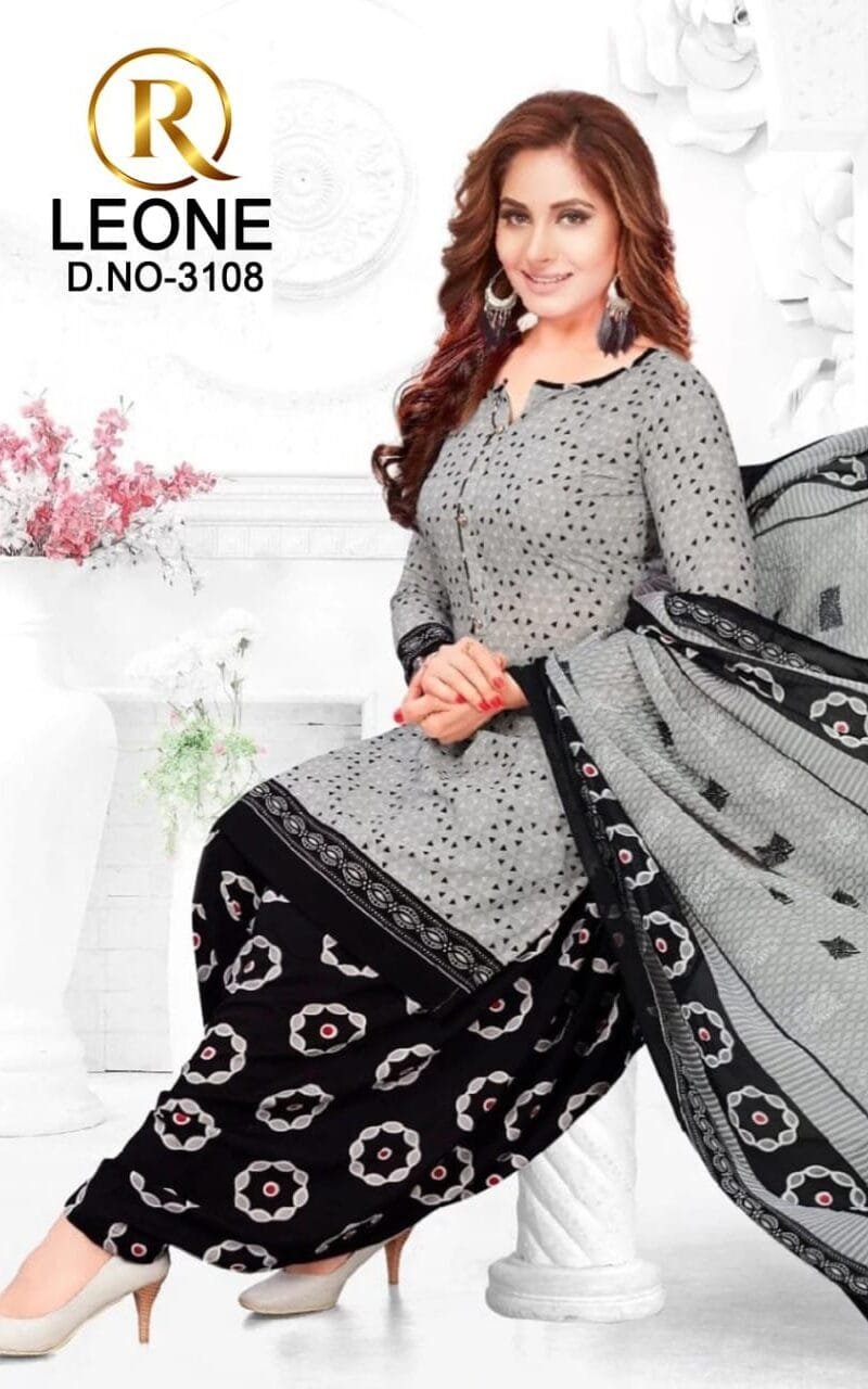 R Leone Synthetic Selection Wholesale Dress Material