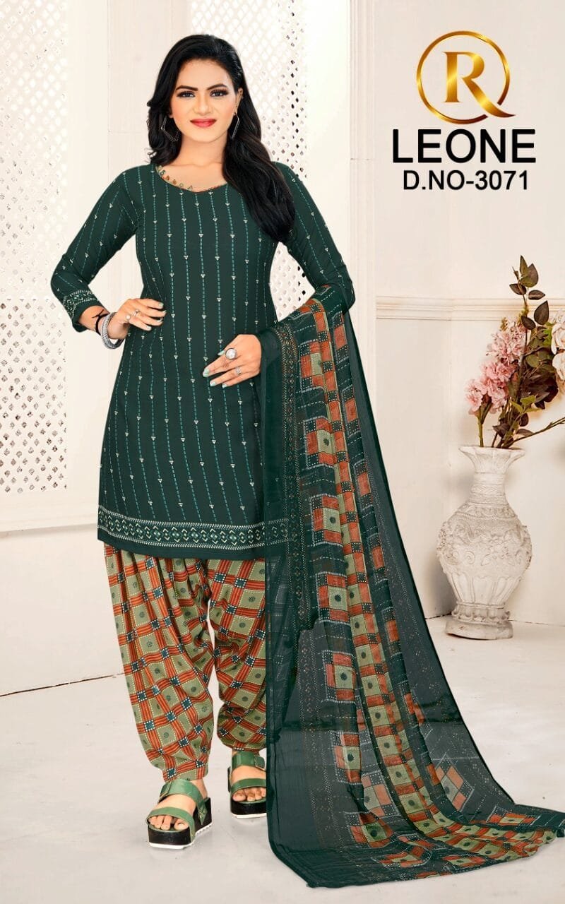 R Leone Synthetic Selection Wholesale Dress Material