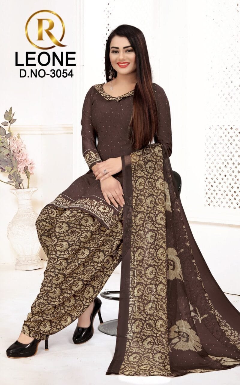 R Leone Synthetic Selection Wholesale Dress Material