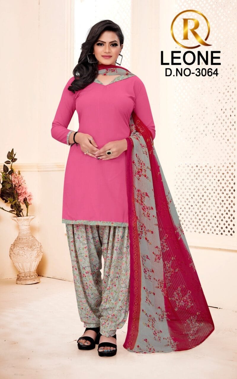 R Leone Synthetic Selection Wholesale Dress Material