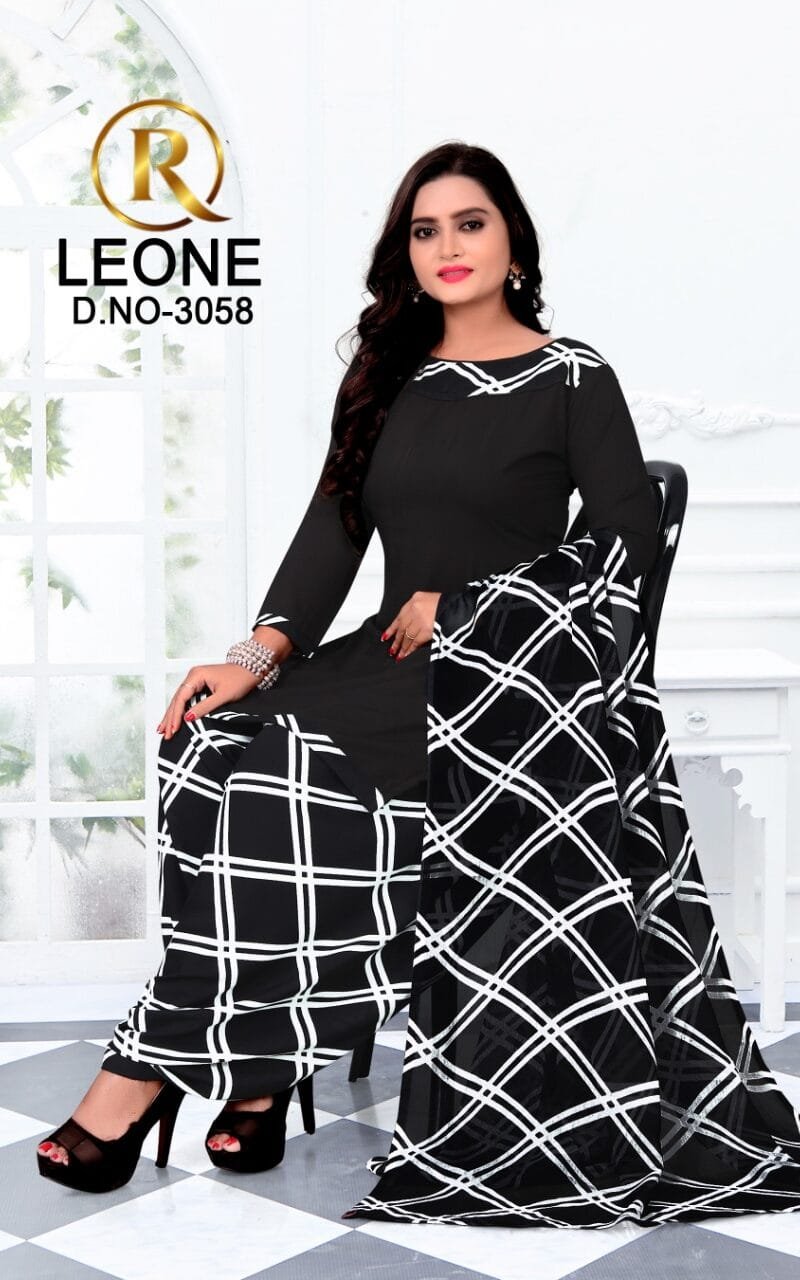 R Leone Synthetic Selection Wholesale Dress Material