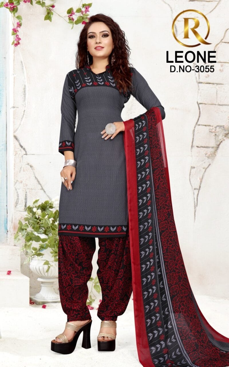 R Leone Synthetic Selection Wholesale Dress Material