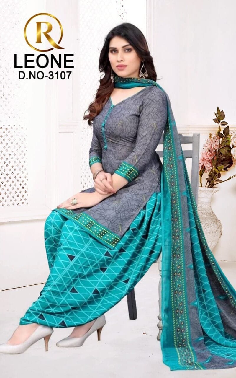 R Leone Synthetic Selection Wholesale Dress Material