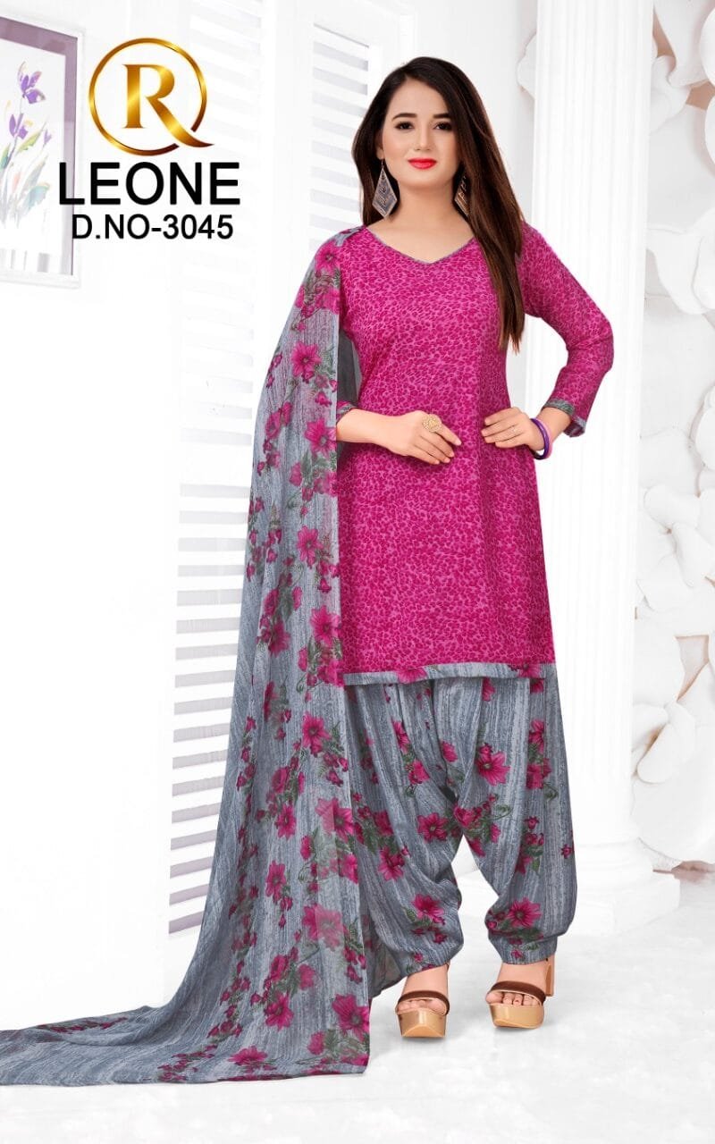 R Leone Synthetic Selection Wholesale Dress Material