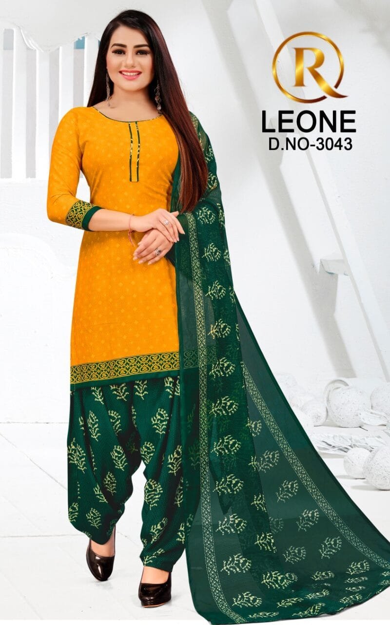 R Leone Synthetic Selection Wholesale Dress Material