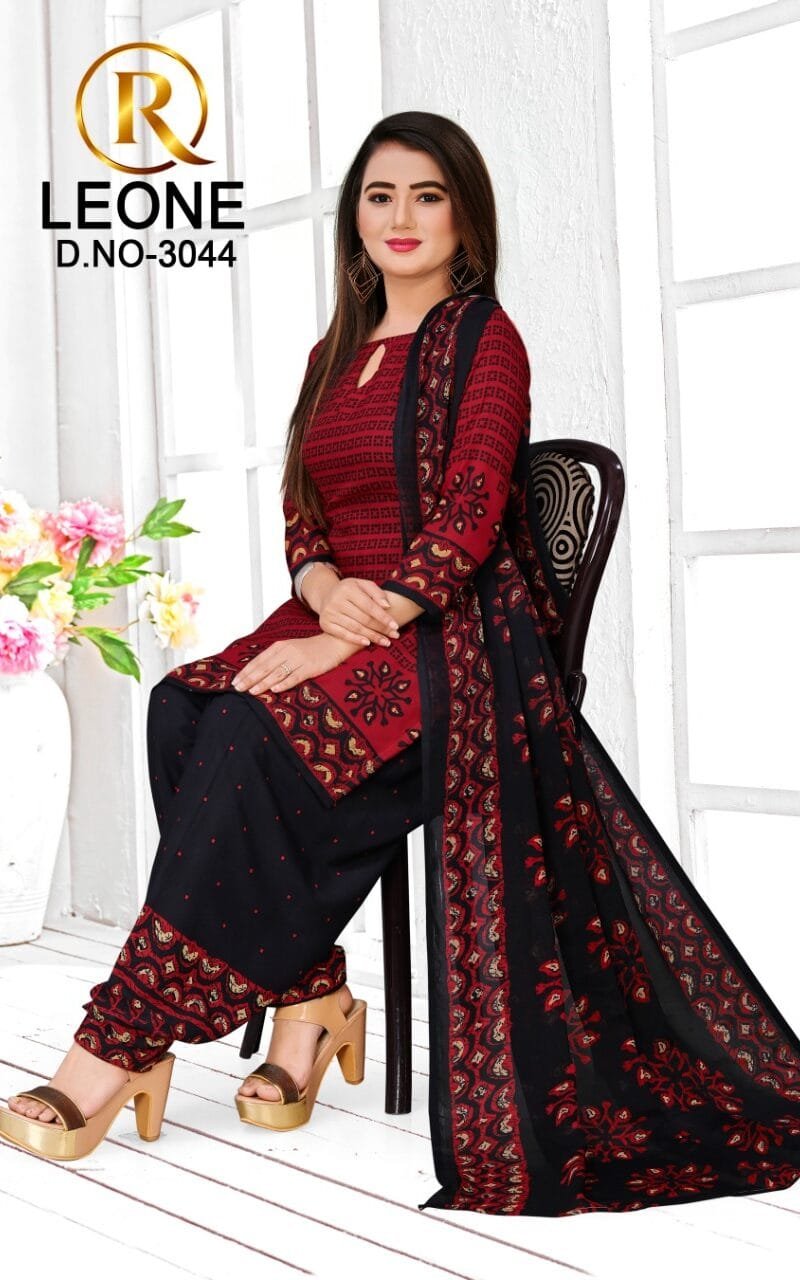 R Leone Synthetic Selection Wholesale Dress Material