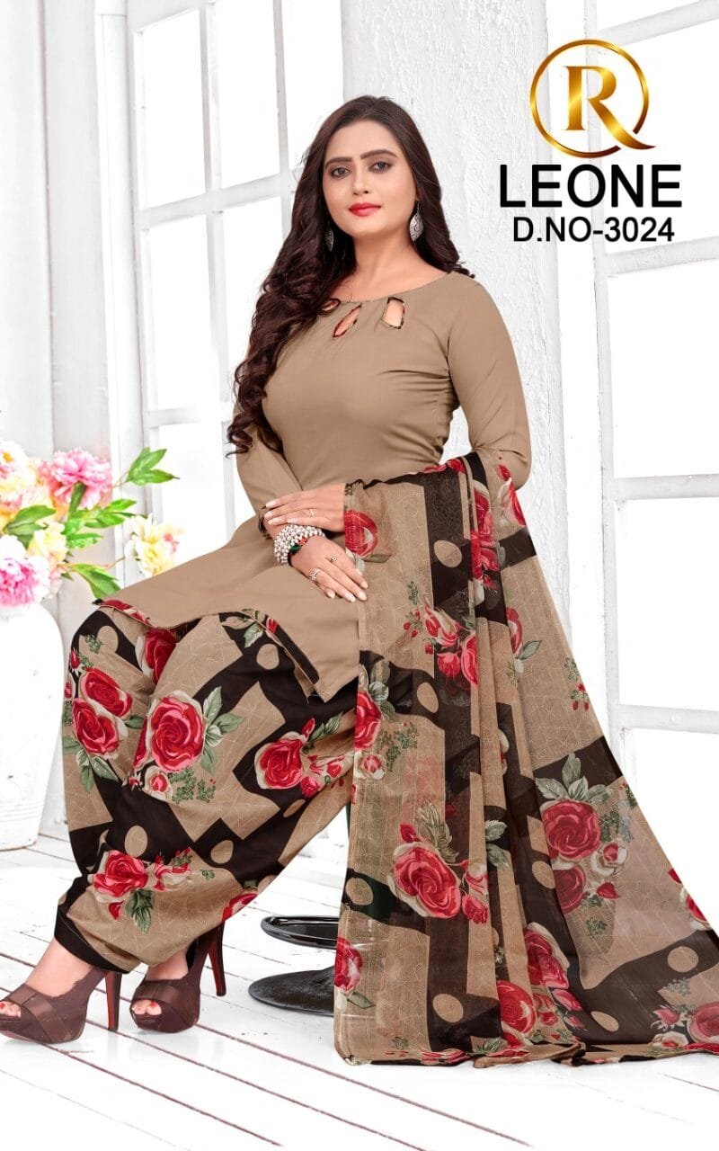 R Leone Synthetic Selection Wholesale Dress Material