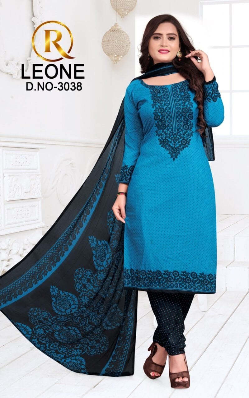 R Leone Synthetic Selection Wholesale Dress Material