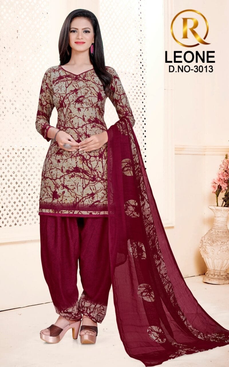 R Leone Synthetic Selection Wholesale Dress Material