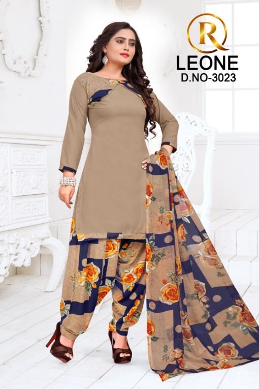 R Leone Synthetic Selection Wholesale Dress Material