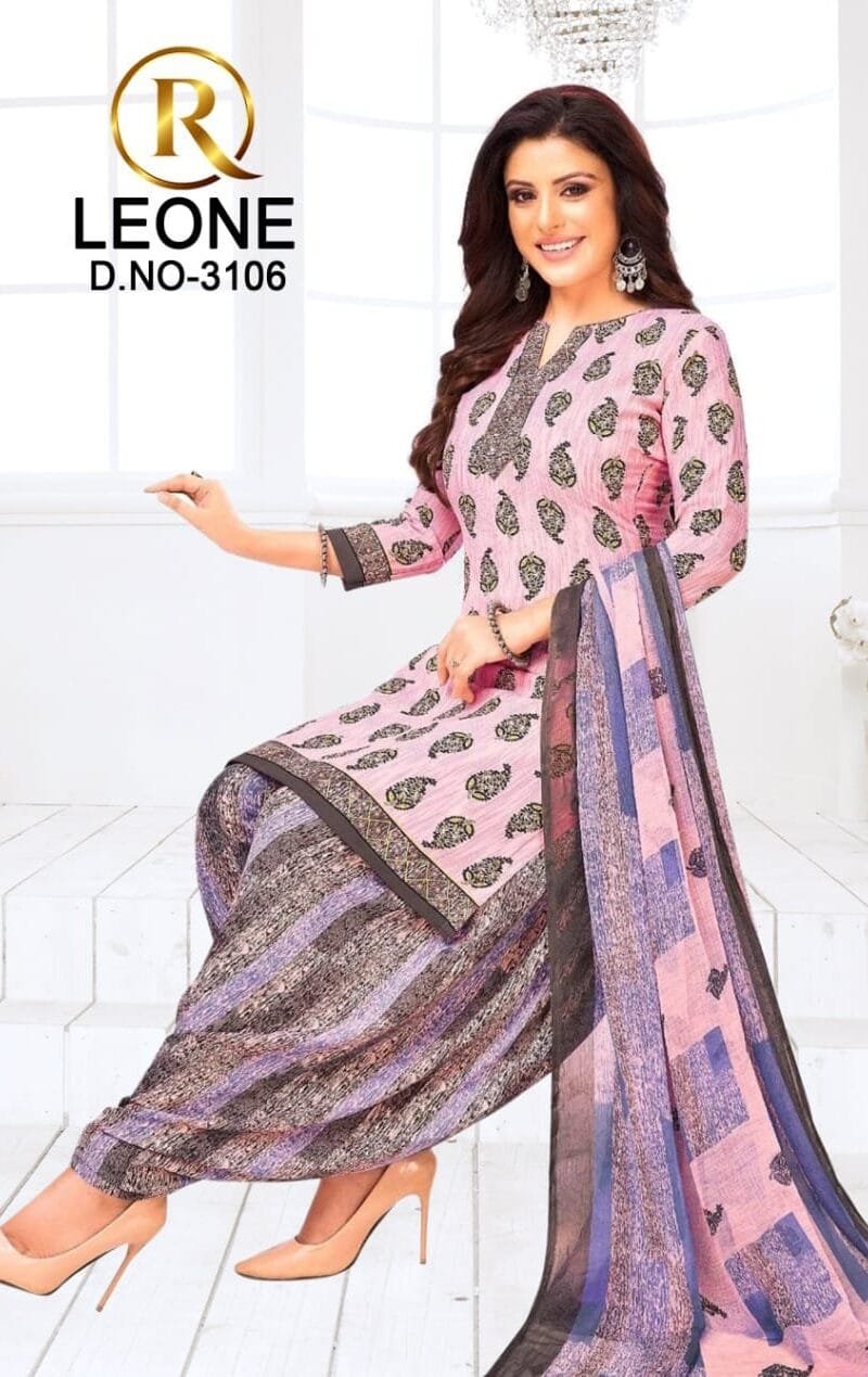 R Leone Synthetic Selection Wholesale Dress Material