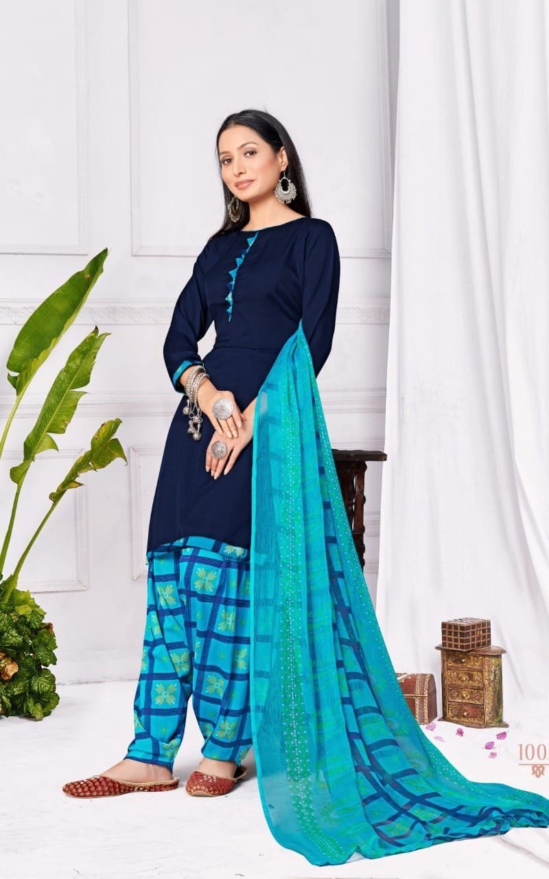 RNX Ruhi Patiyala American Crepe Wholesale Dress Material