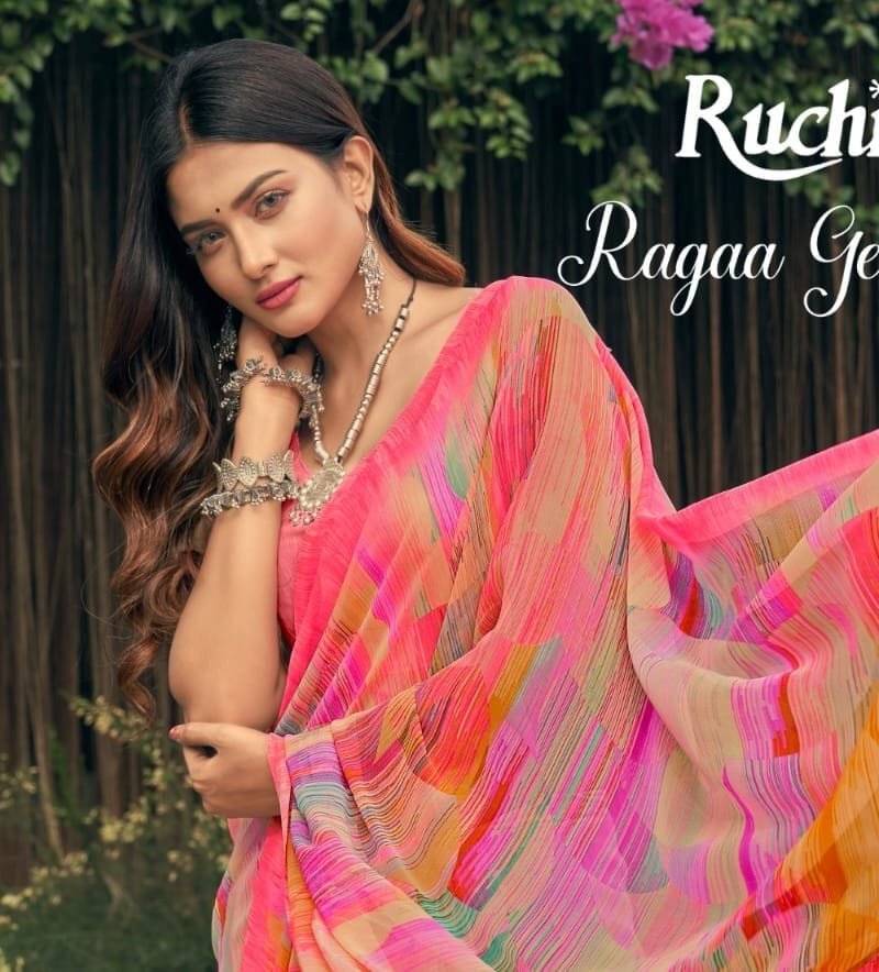 Ragaa Georgette Vol 4 Ruchi Saree Wholesale Saree