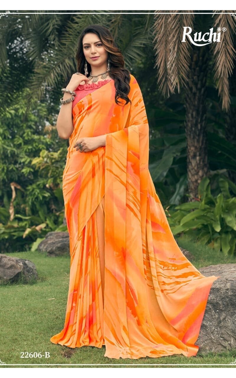 Ragaa Georgette Vol 4 Ruchi Saree Wholesale Saree