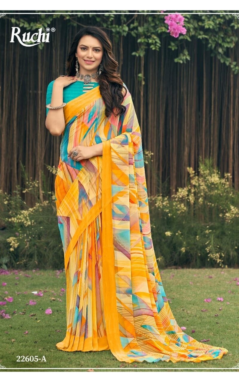 Ragaa Georgette Vol 4 Ruchi Saree Wholesale Saree