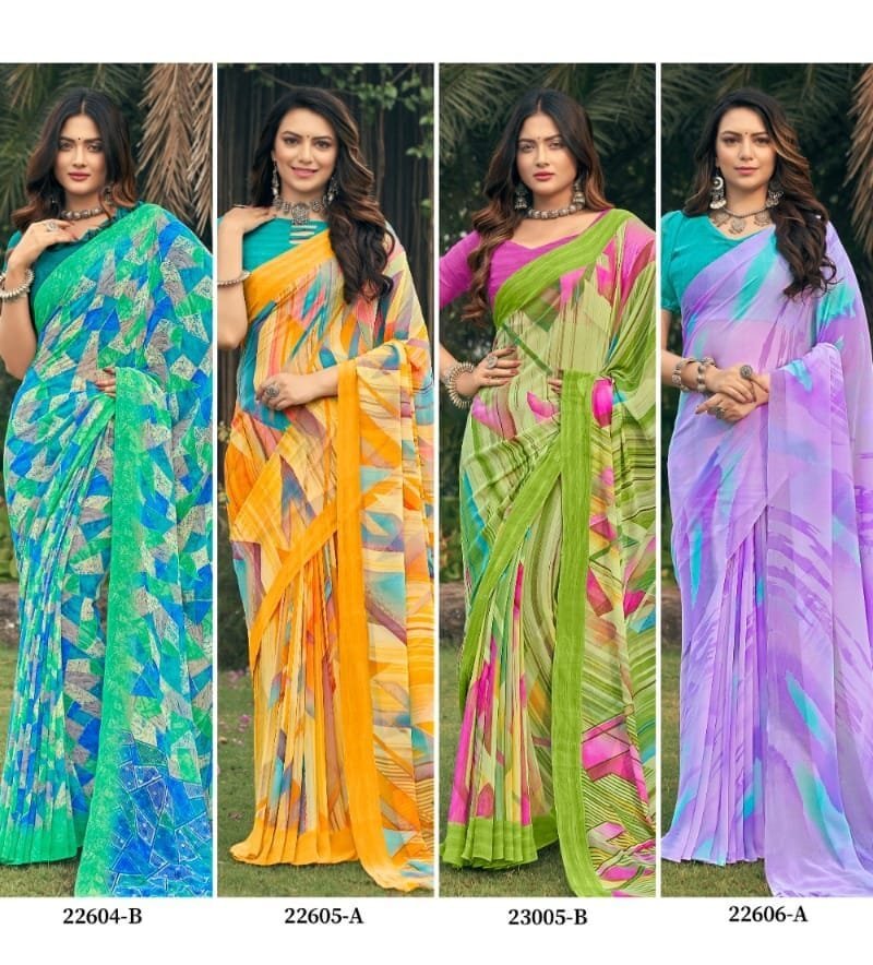 Ragaa Georgette Vol 4 Ruchi Saree Wholesale Saree