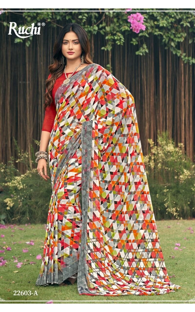 Ragaa Georgette Vol 4 Ruchi Saree Wholesale Saree