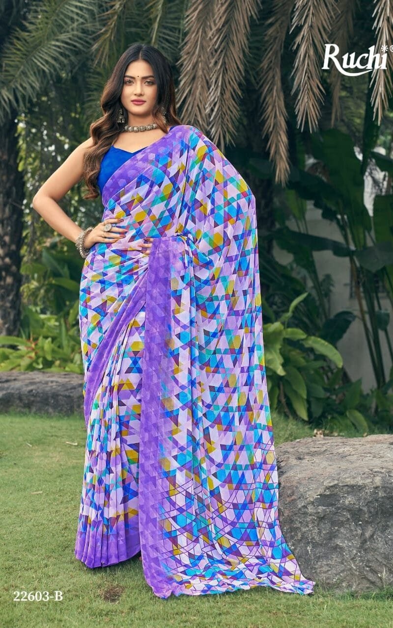 Ragaa Georgette Vol 4 Ruchi Saree Wholesale Saree