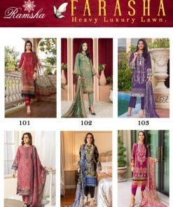 Ramsha Farasha Heavy Karachi Luxury Lawn