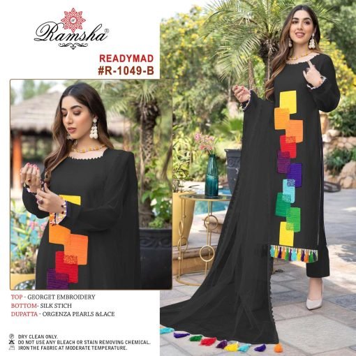 Ramsha Readymade R-1049 Wholesale Readymade Pakistani Salwar Suits