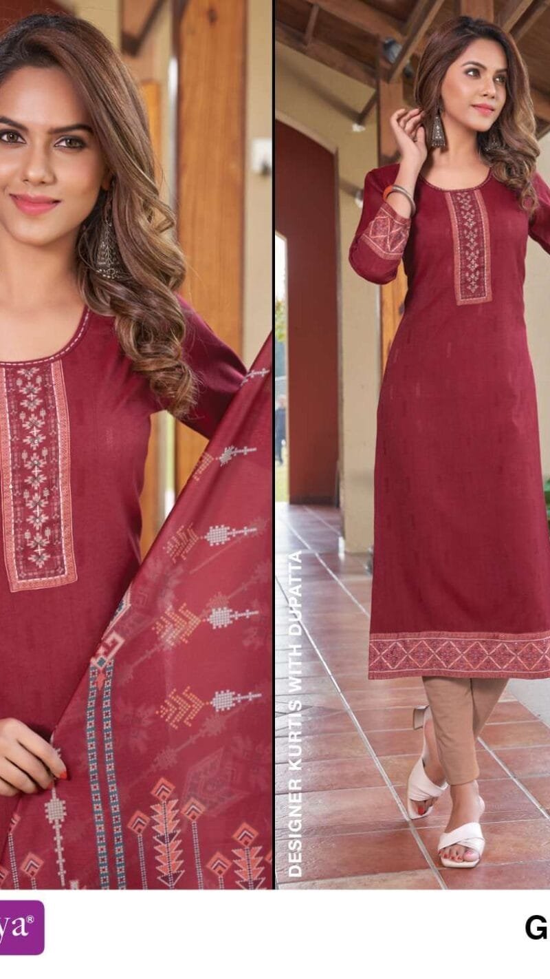 Rangmaya Gunjan Trendy Designer Kurtis Readymade Collection