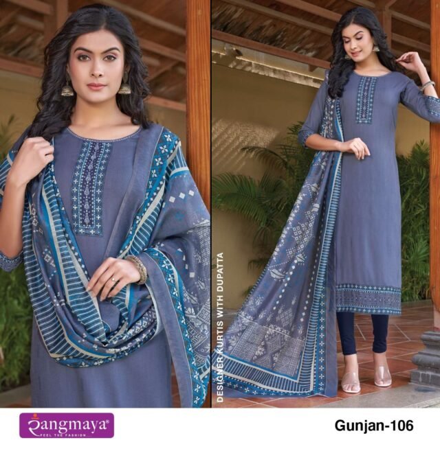 Rangmaya Gunjan Trendy Designer Kurtis Readymade Collection