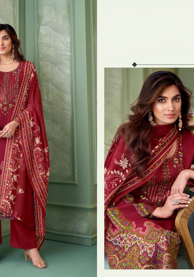 Rungrez Harshit Fashion Hub Alok Suit Pure Cambric Digital Pakistani Print