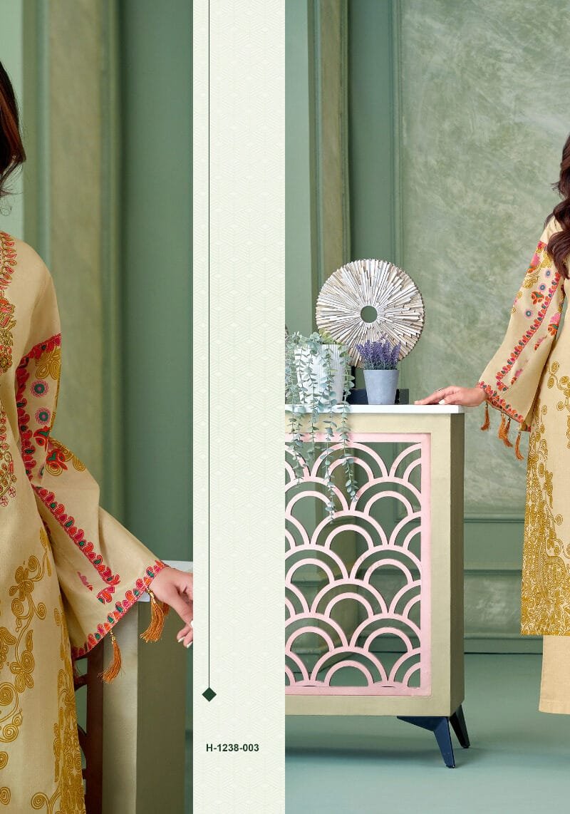 Rungrez Harshit Fashion Hub Alok Suit Pure Cambric Digital Pakistani Print