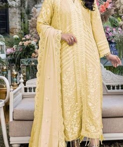 Serine S-135 Organza Heavy Embroidered With Moti Pakistani Salwar Suits