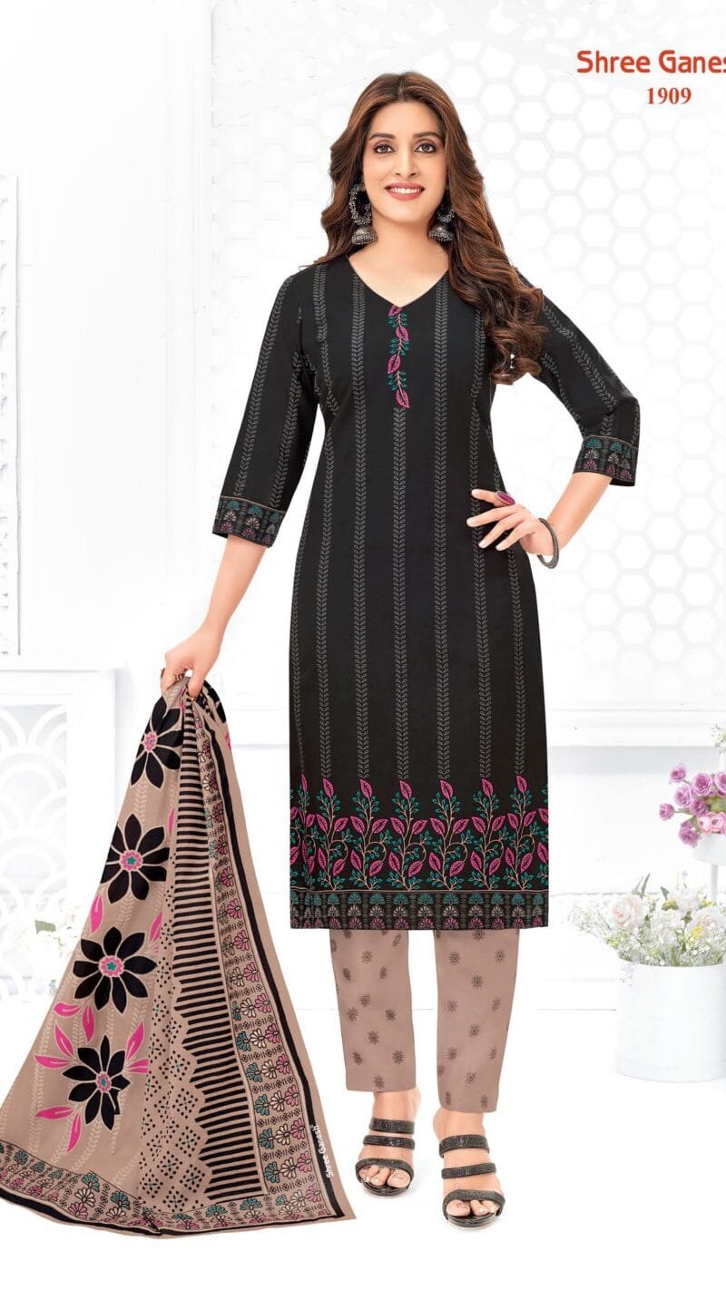 Shree Ganesh Samaiyra vol 9 Wholesale Cotton Dress Material