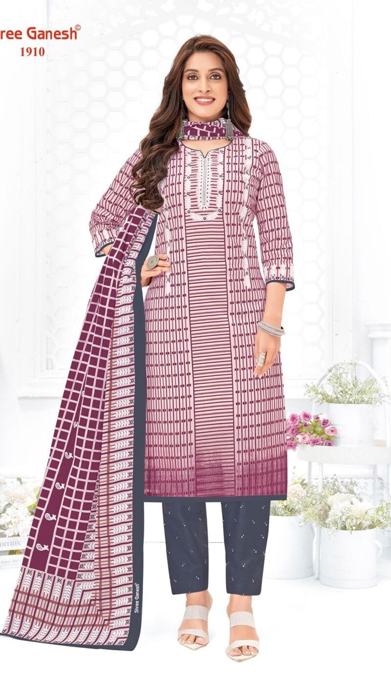Shree Ganesh Samaiyra vol 9 Wholesale Cotton Dress Material
