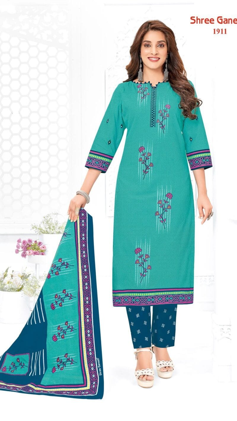 Shree Ganesh Samaiyra vol 9 Wholesale Cotton Dress Material