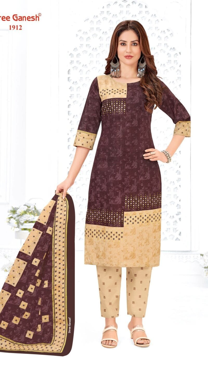 Shree Ganesh Samaiyra vol 9 Wholesale Cotton Dress Material