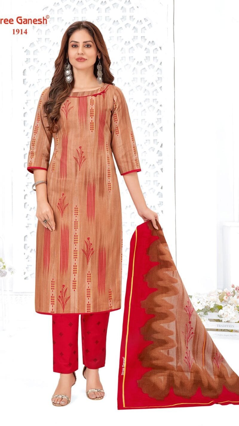 Shree Ganesh Samaiyra vol 9 Wholesale Cotton Dress Material