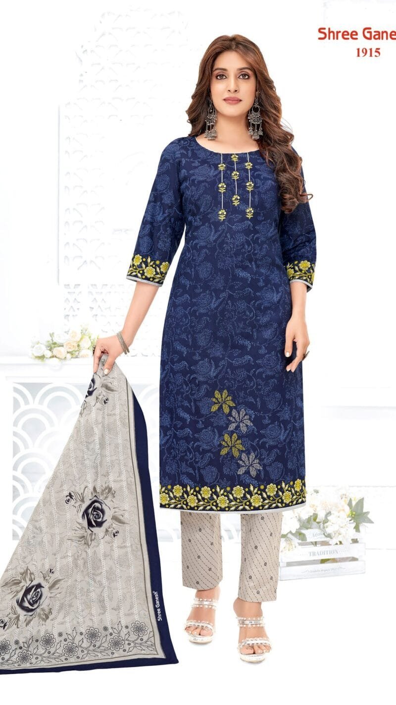 Shree Ganesh Samaiyra vol 9 Wholesale Cotton Dress Material