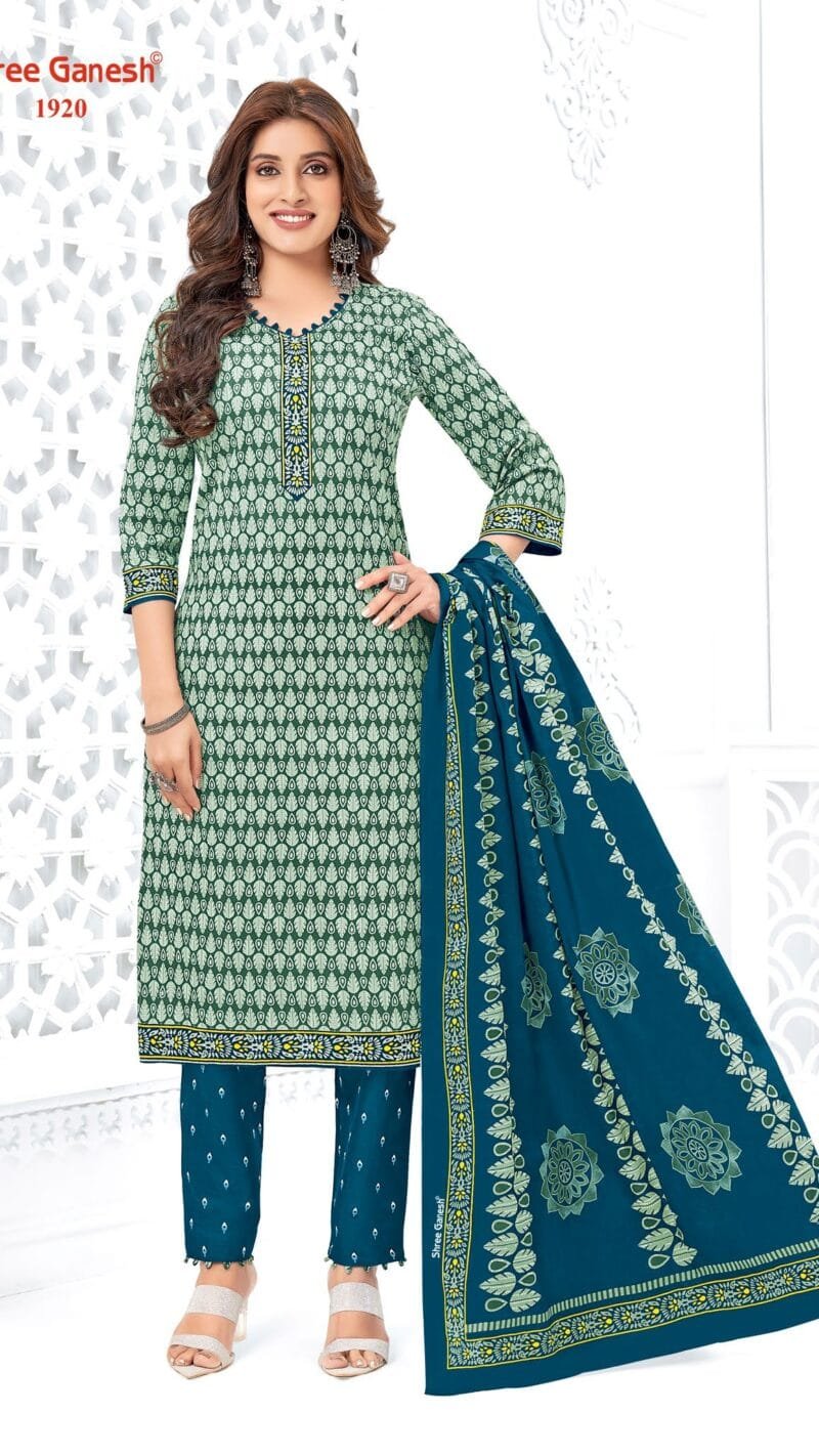 Shree Ganesh Samaiyra vol 9 Wholesale Cotton Dress Material