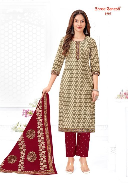 Shree Ganesh Samaiyra vol 9 Wholesale Cotton Dress Material