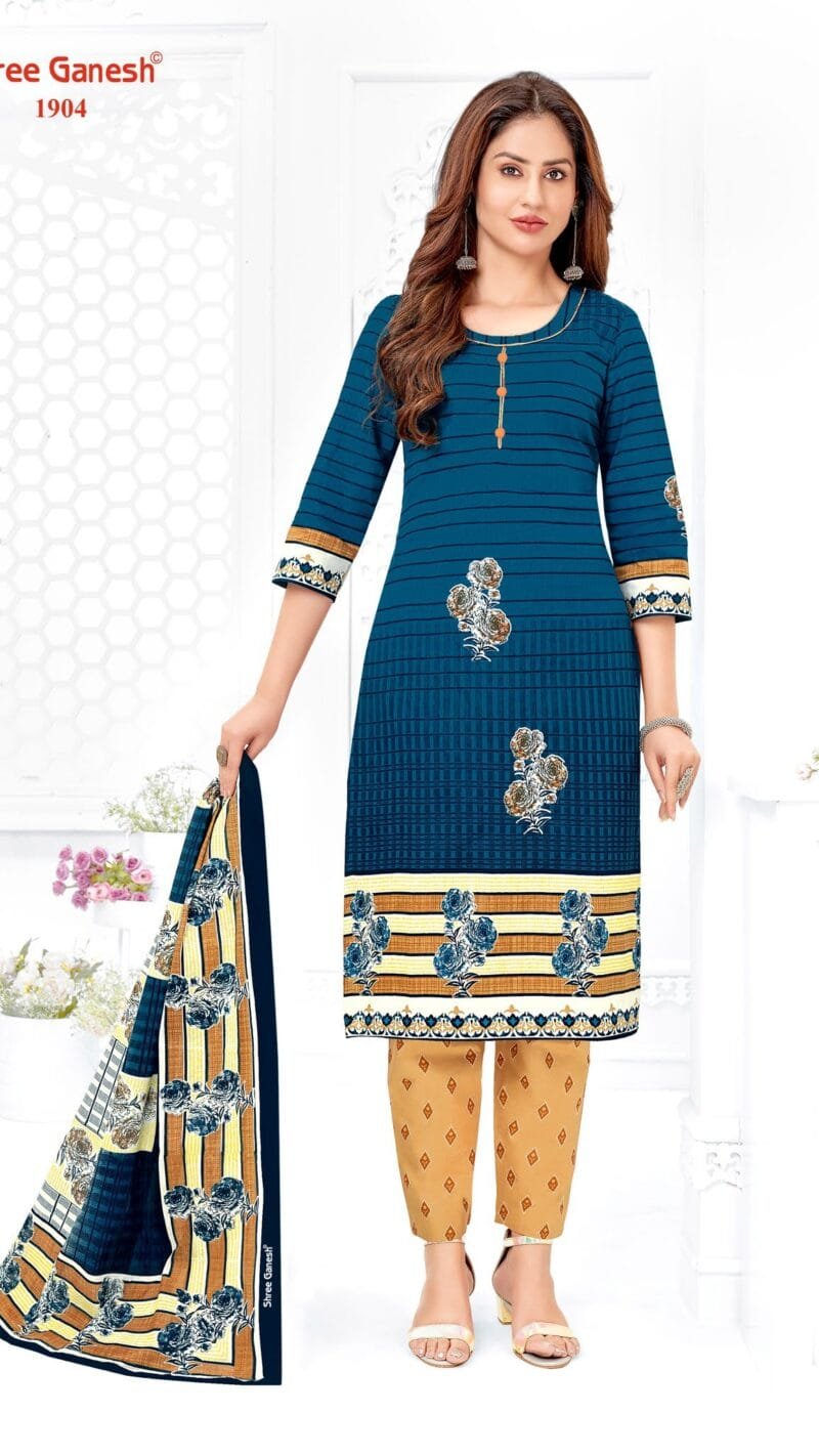 Shree Ganesh Samaiyra vol 9 Wholesale Cotton Dress Material