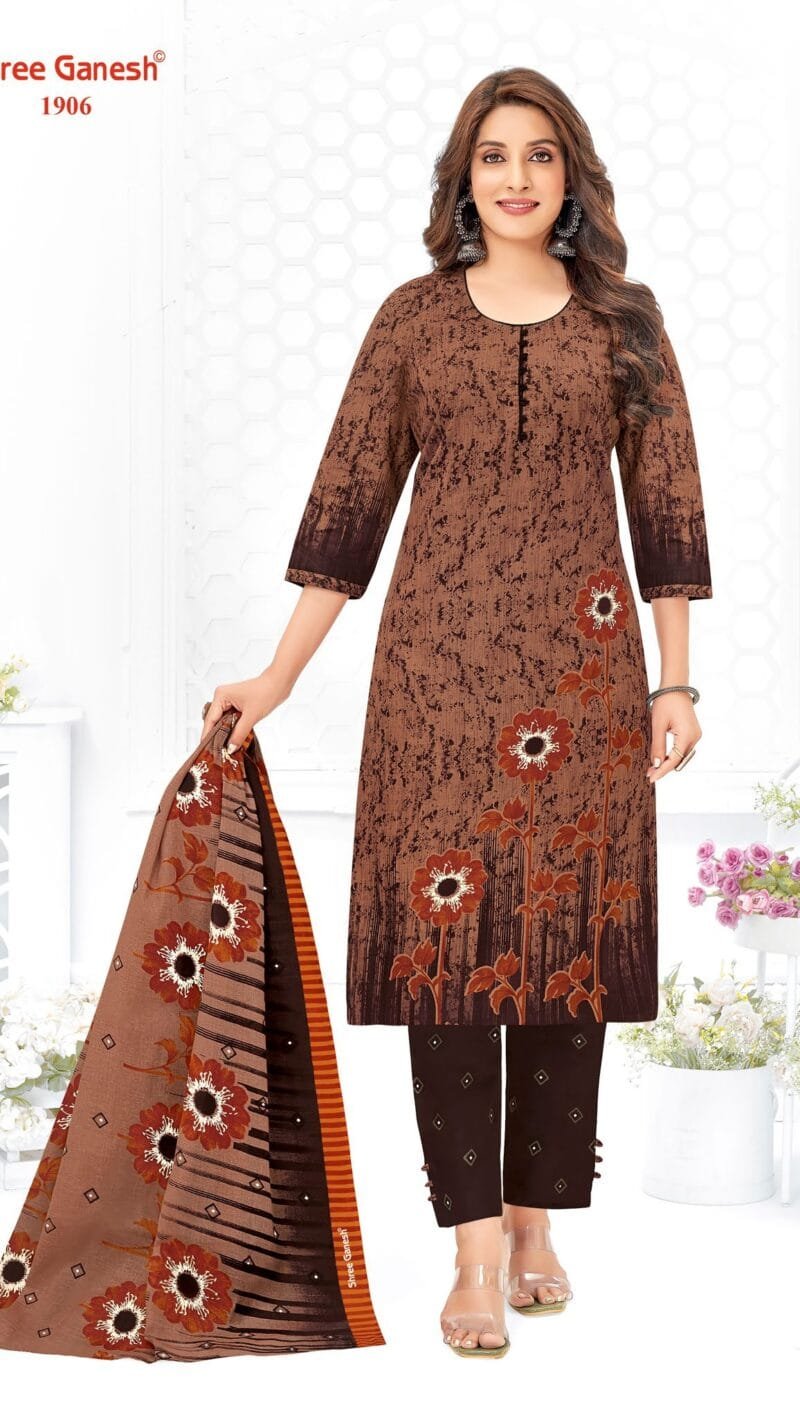 Shree Ganesh Samaiyra vol 9 Wholesale Cotton Dress Material