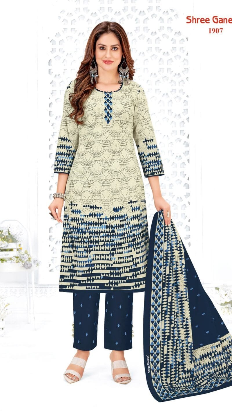 Shree Ganesh Samaiyra vol 9 Wholesale Cotton Dress Material