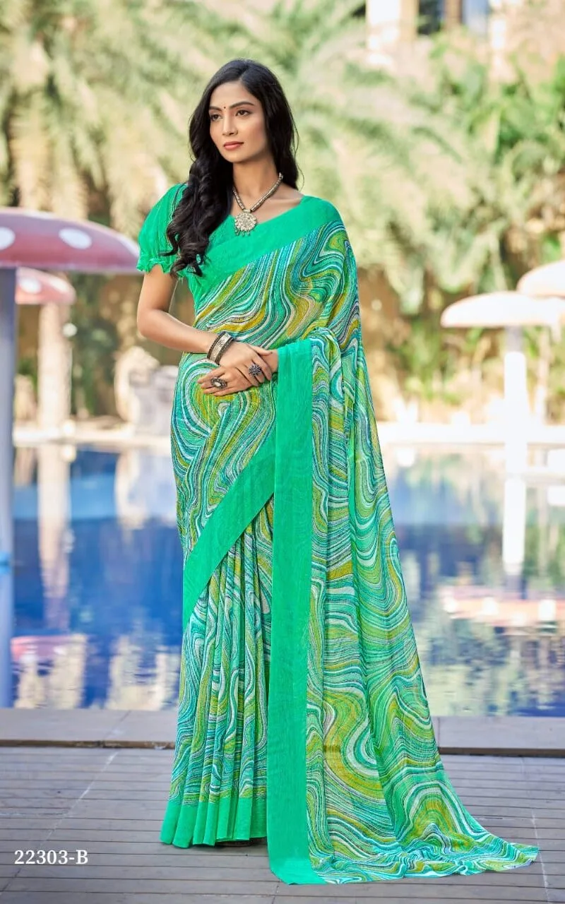 Star Chiffon 98th Edition Ruchi Wholesale Sarees