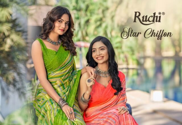 Star Chiffon 98th Edition Ruchi Wholesale Sarees